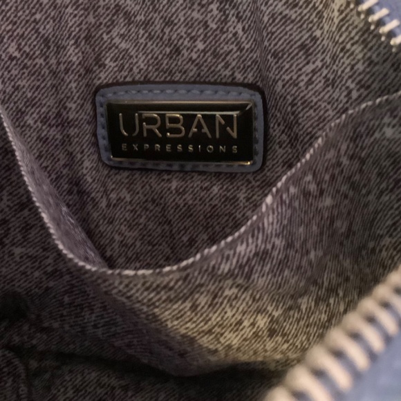 URBAN EXPRESSIONS VEGAN LIGHT BLUE BELTBAG - Picture 4 of 4